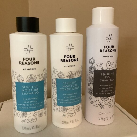Four Reasons No Nothing Sensitive Moisture Shampoo, Conditioner & Dry Shampoo. - Picture 1 of 2
